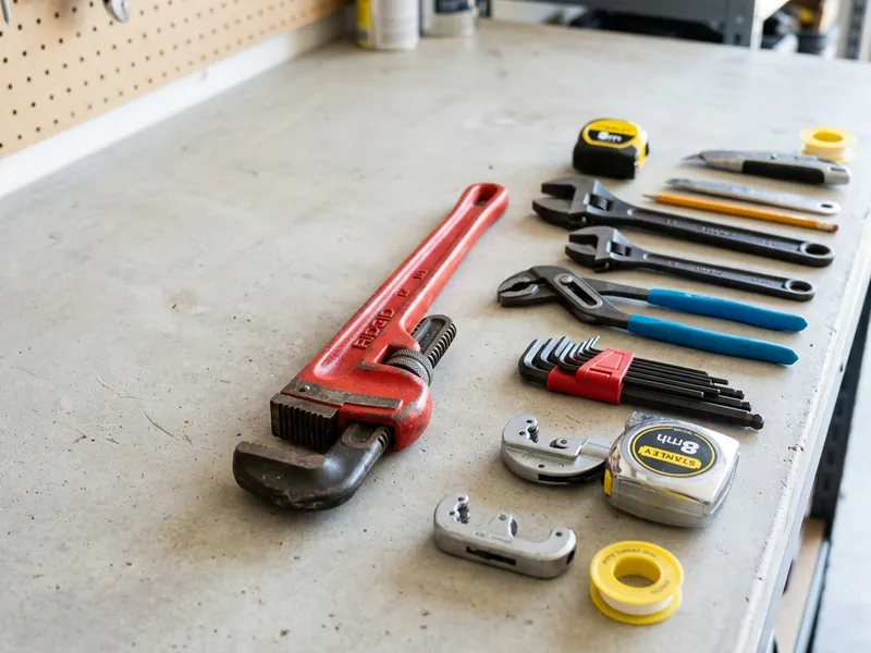 Professional plumbers in Veedersburg, IN equipped with top-tier tools for residential and commercial plumbing services.